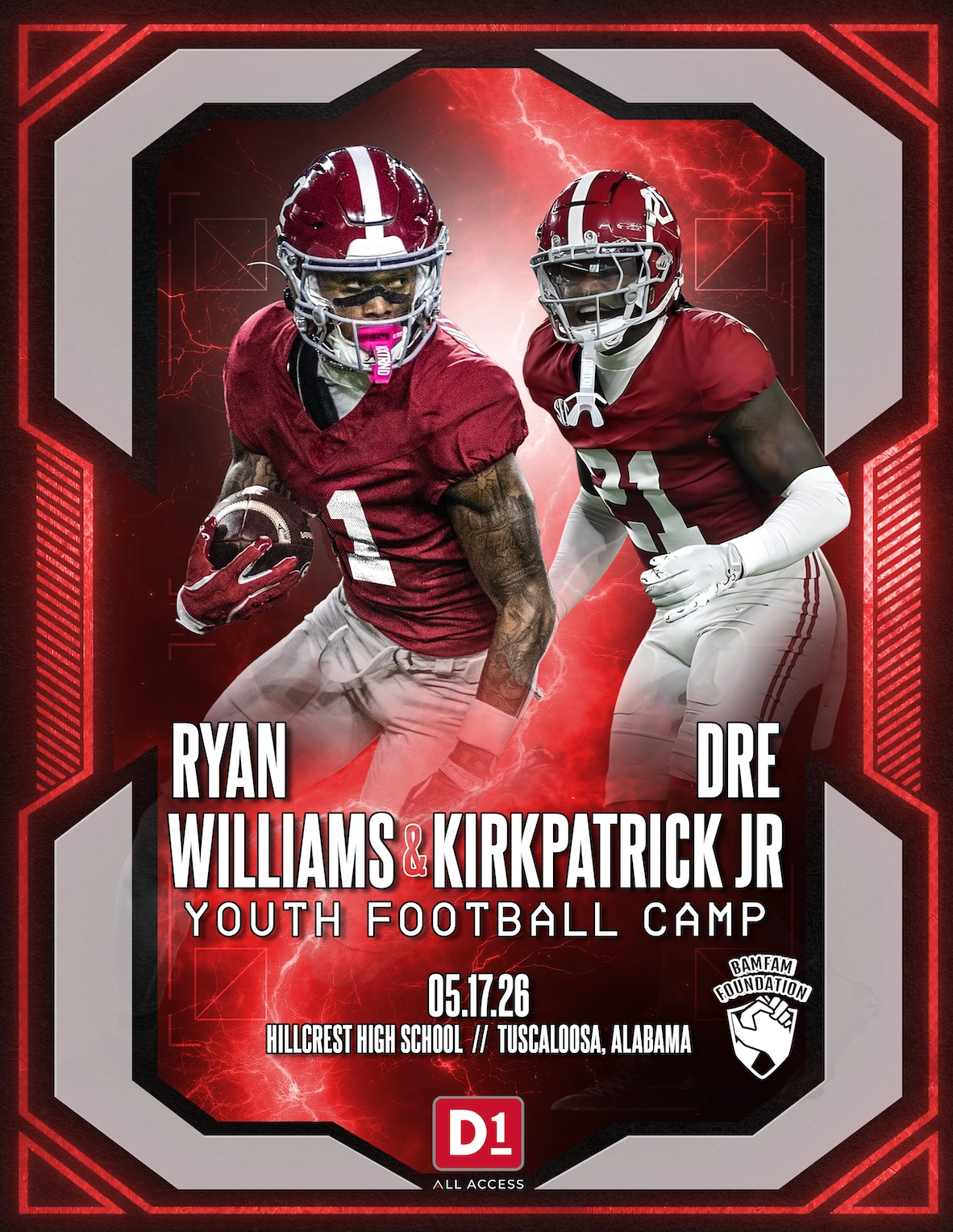 Ryan Williams / Dre Kirkpatrick Main Graphic
