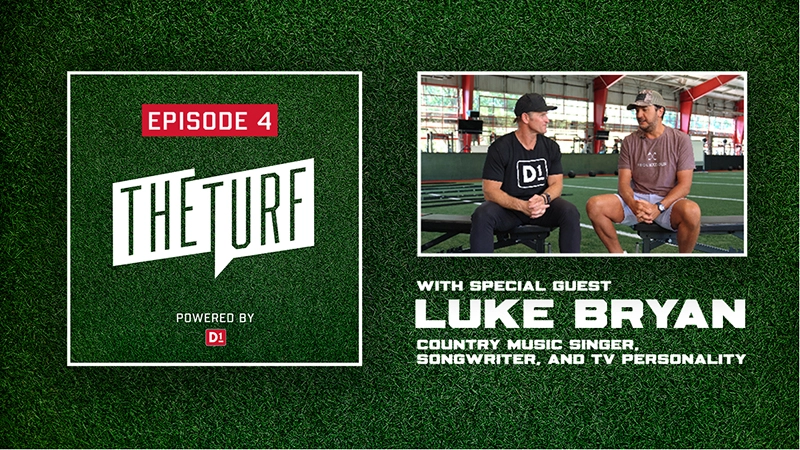 Luke Bryan, D1 Training, The Turf