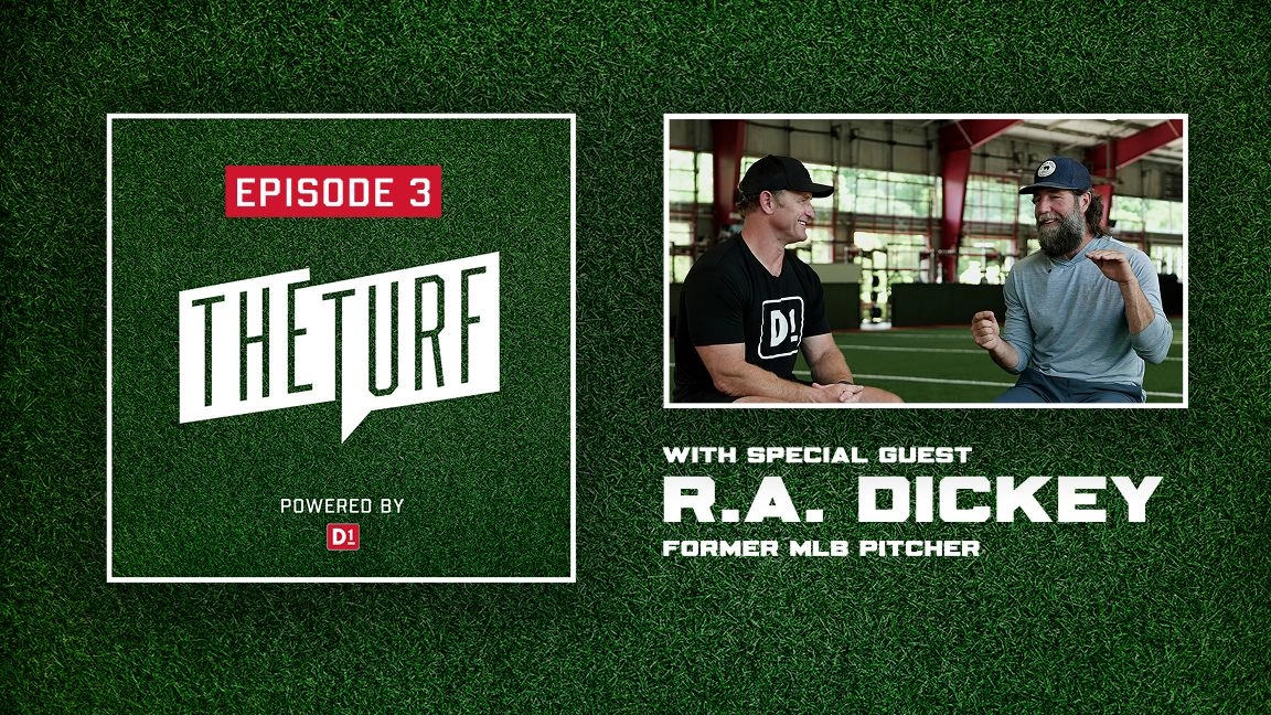 R.A. Dickey, The Turf, D1 Training