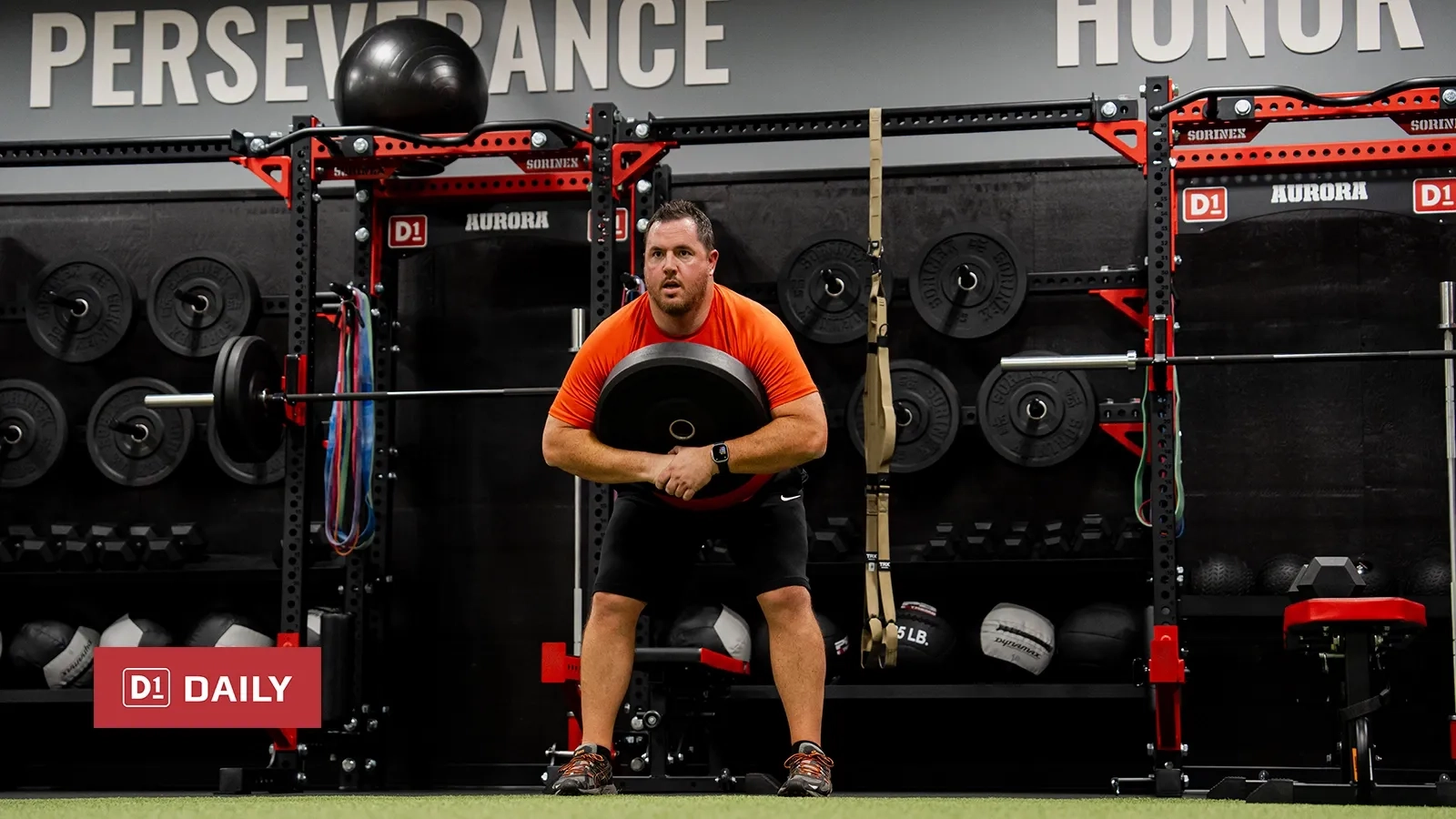 D1 training, adult strength