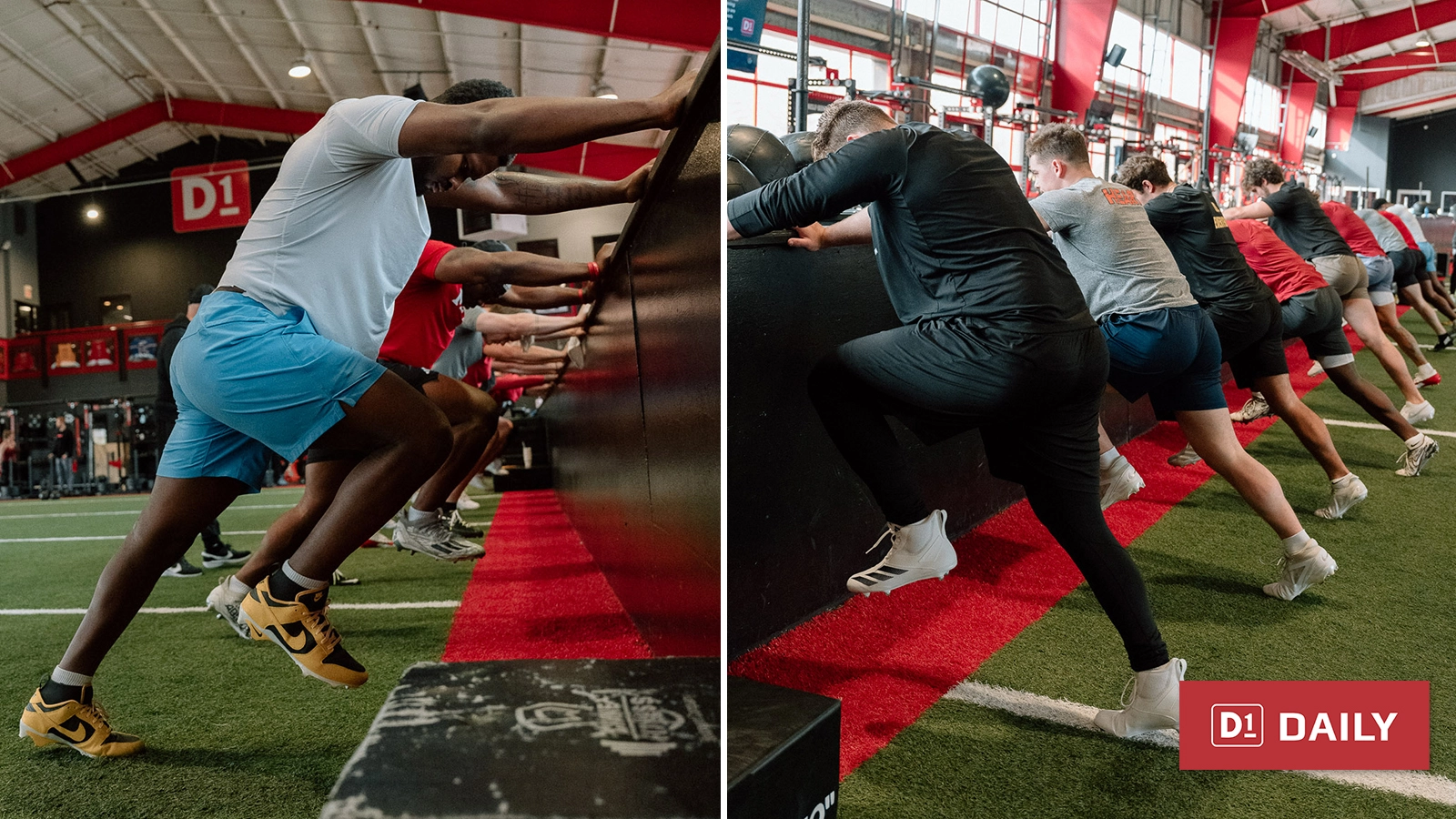 D1 Training, Knee Up Toe Up, Wall Drill