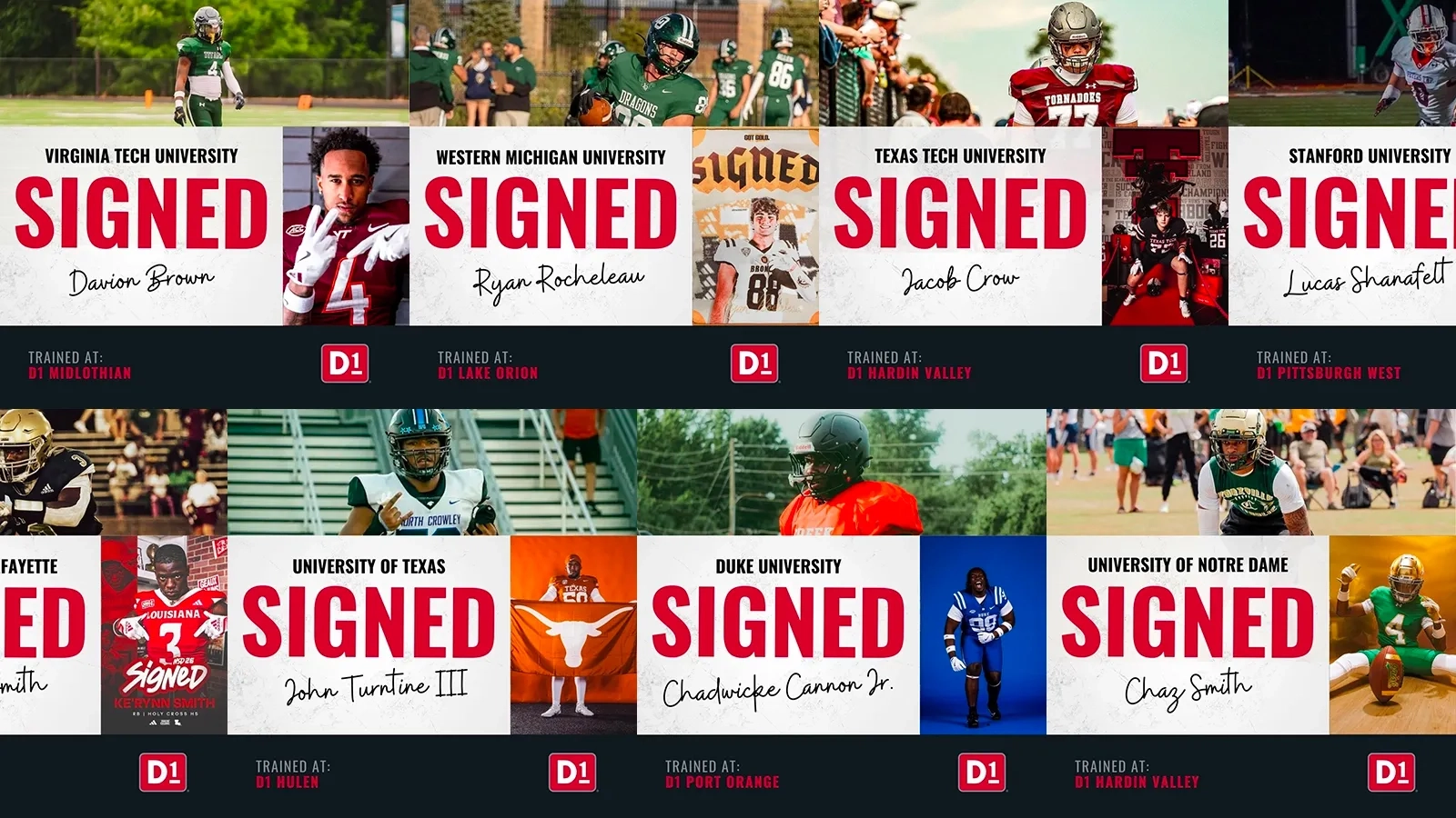 D1 Training, National Signing Day