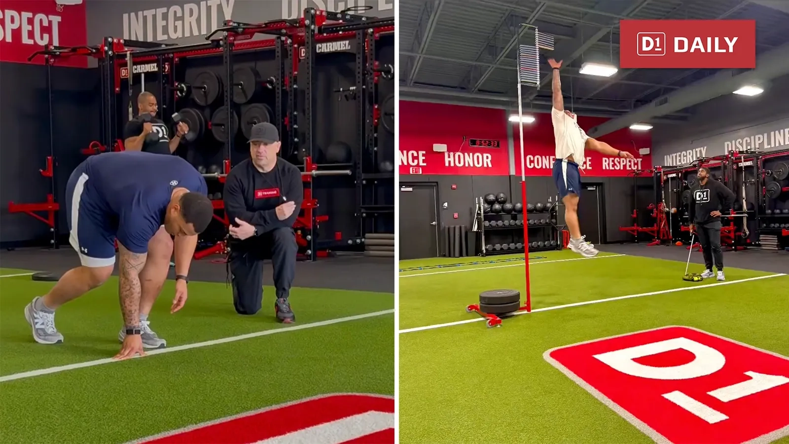 Landon Robinson, D1 Combine Training