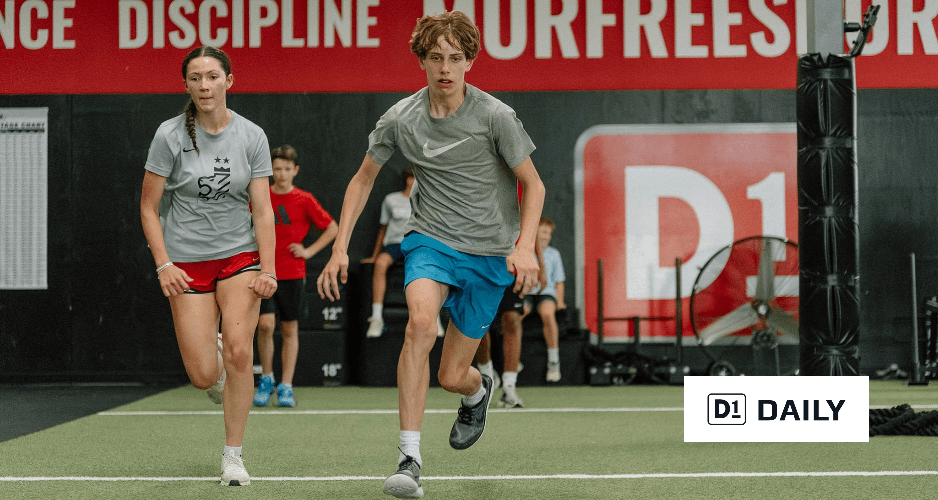 Kid sprinting