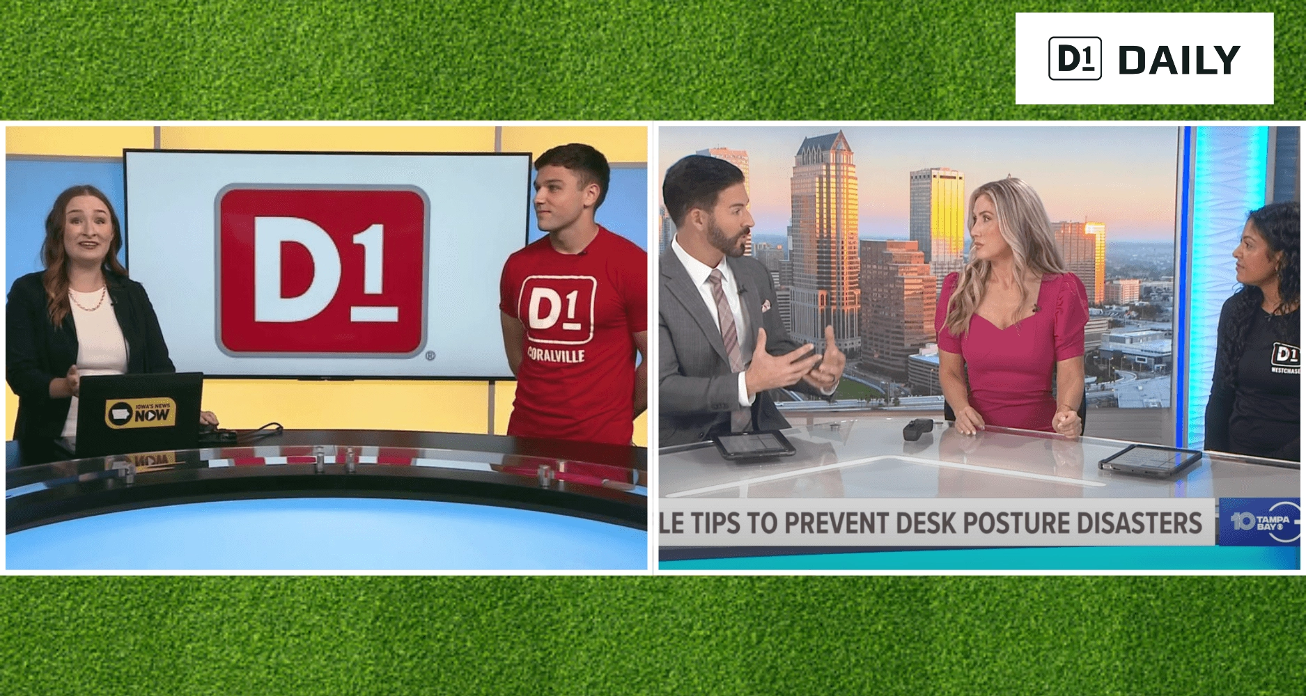 D1 training on news channels