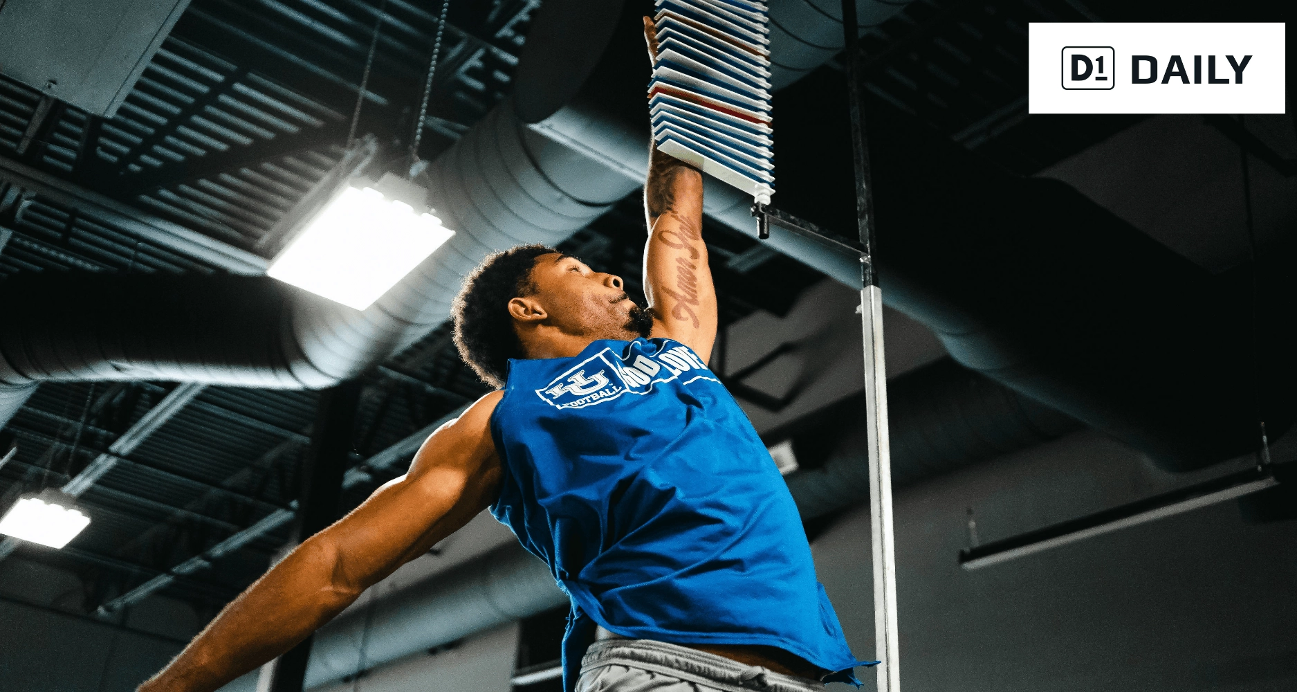 Guy working out vertical