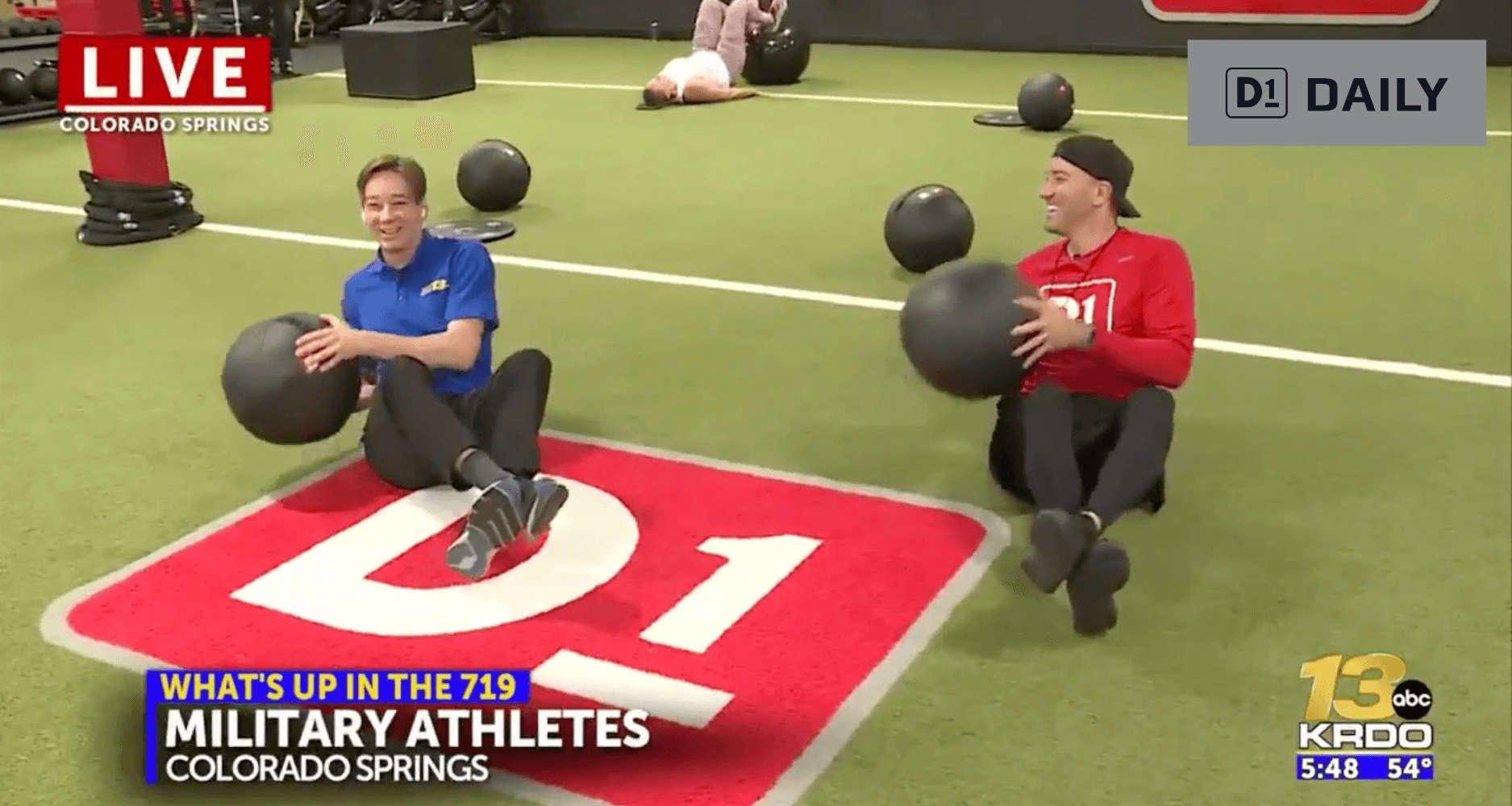 Screenshot of Colorado news with D1