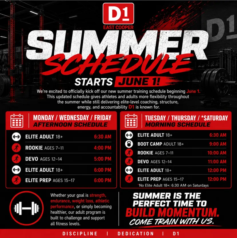 Summer Schedule