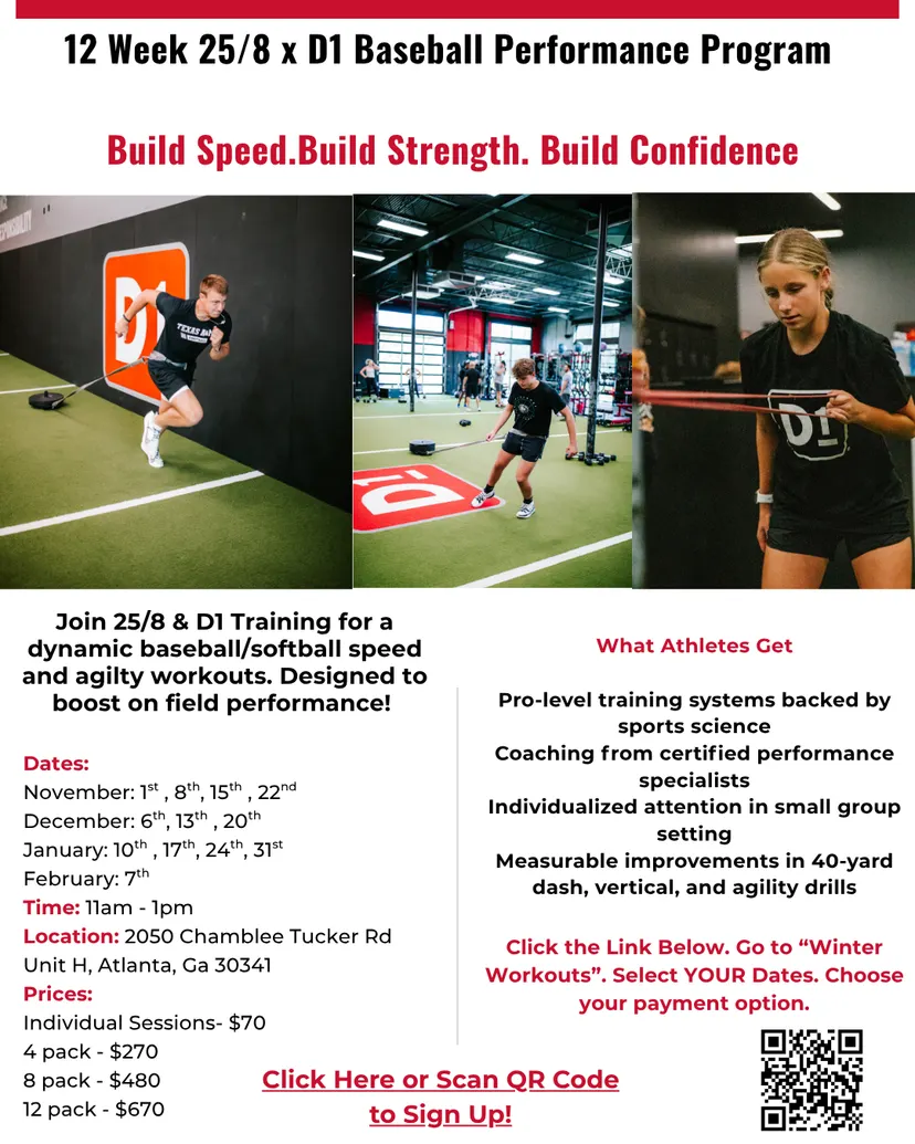 Baseball Speed and Agility Clinic
