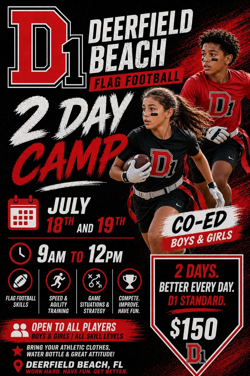 Co-Ed Flag Football Camp 
